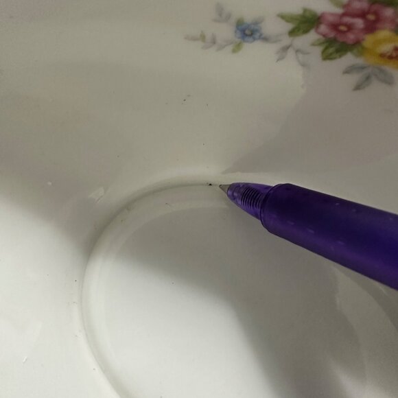 Noritake Japan M Pattern gravy boat with attached under plate floral Fine China - Picture 9 of 9